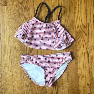 Girls 6-7T Two piece swimsuit